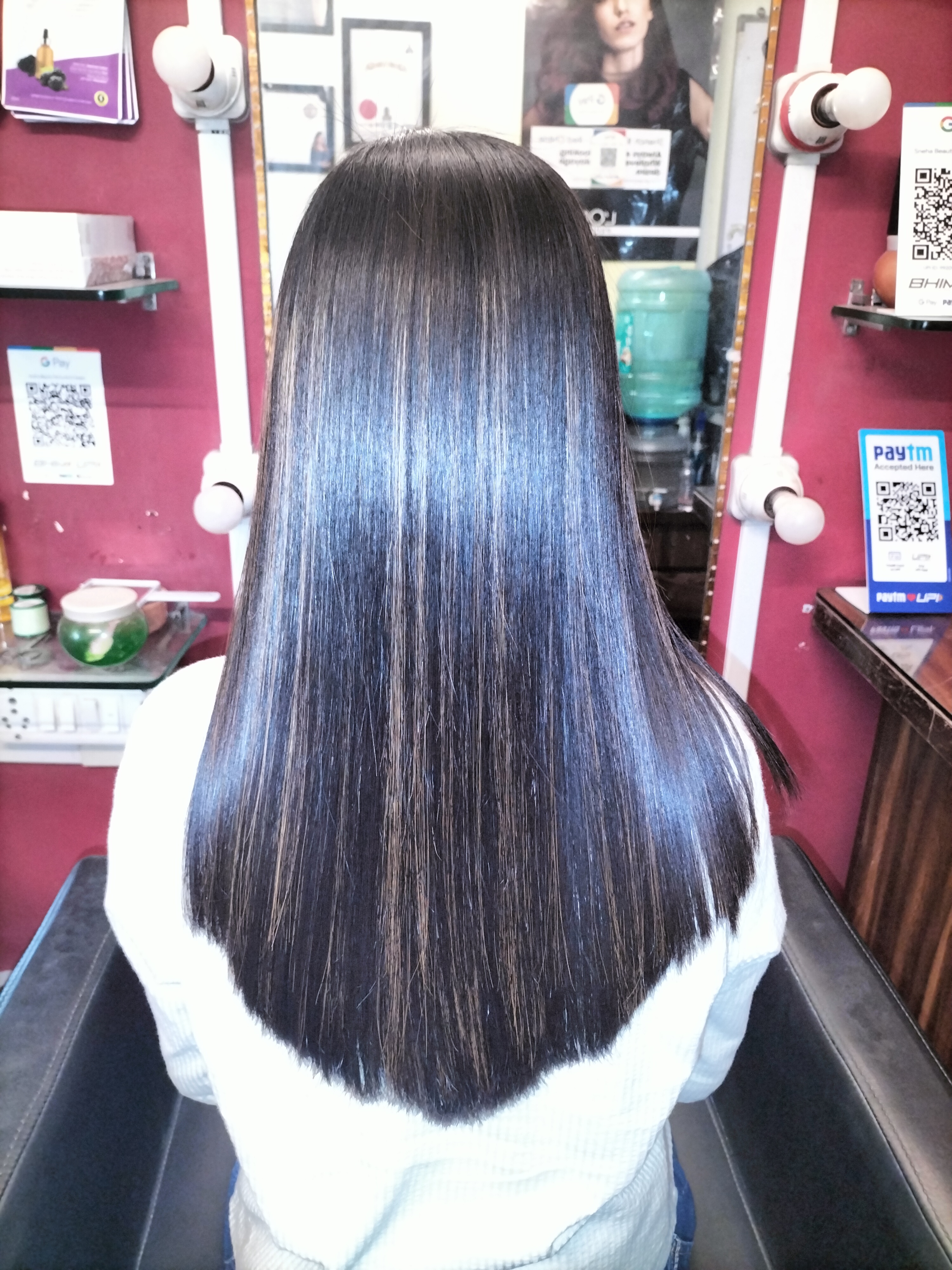 Hair coloring at Sneha Beauty Parlour Kalyan East